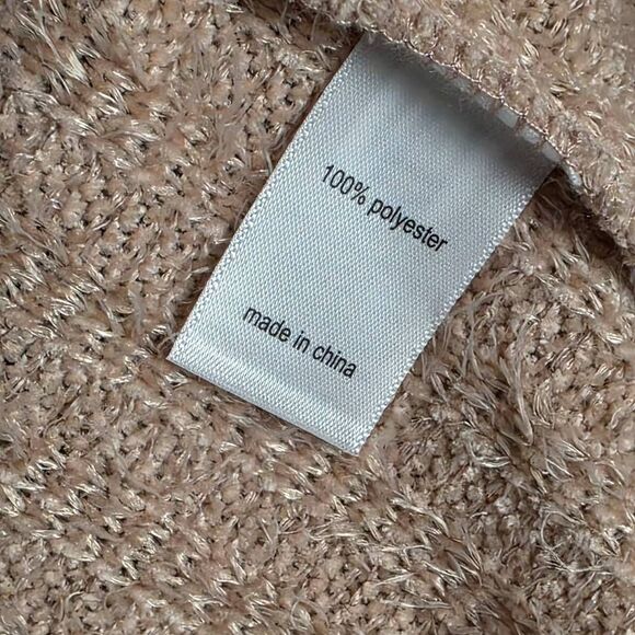 Maurices Fuzzy Ribbed Long Open Cardigan M Pink - Picture 8 of 9